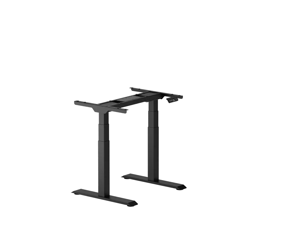 Bare black E7 Mini frame without a top, shown at a three-quarter angle on a plain light background.