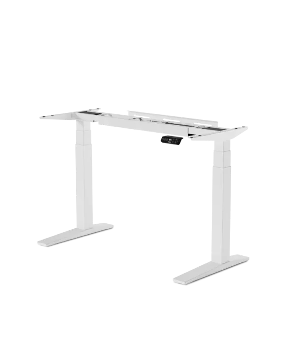 White E7 Pro C-frame without a top, keypad on the right, on a plain light background.